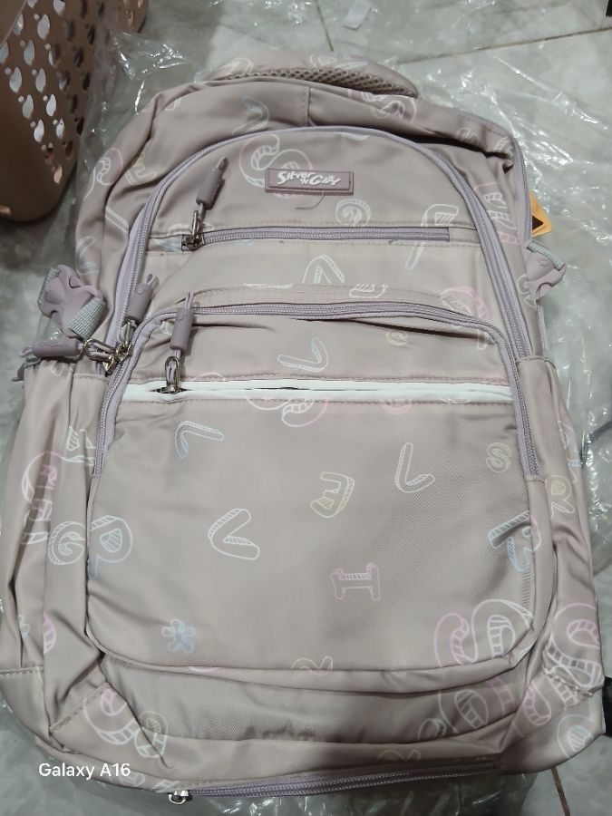 Tas Sekolah Cewe Silver Girl