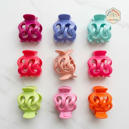 Jepit Rambut Gigi 3 Jumbo warna mix - JJW01CT