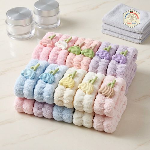 Bandana bulu bunga tulip warna mix - 11070029SJ