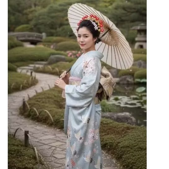 Bando Bunga Sakura Jepang - Merah Putih
