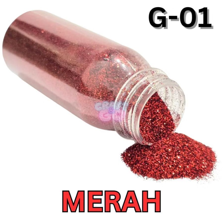 Glitter 100ml - Merah