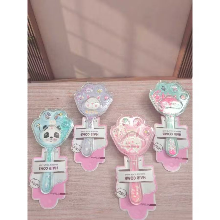 Sisir Glitter 3D - Animals 