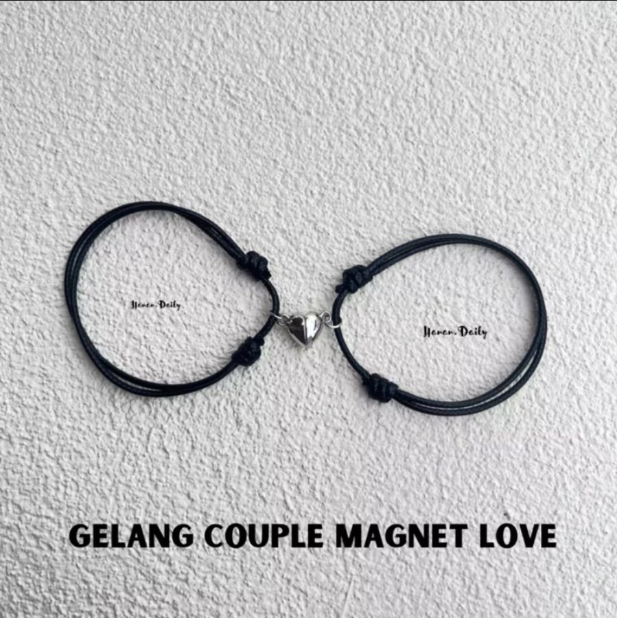 Gelang Couple Magnet Love