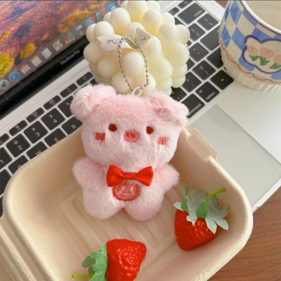 Gantungan Kunci Boneka - Piggy Pink