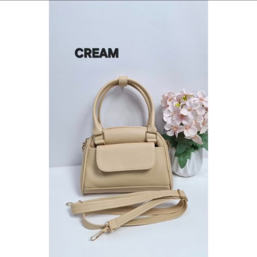 Berlyn Tas Fashion - Cream