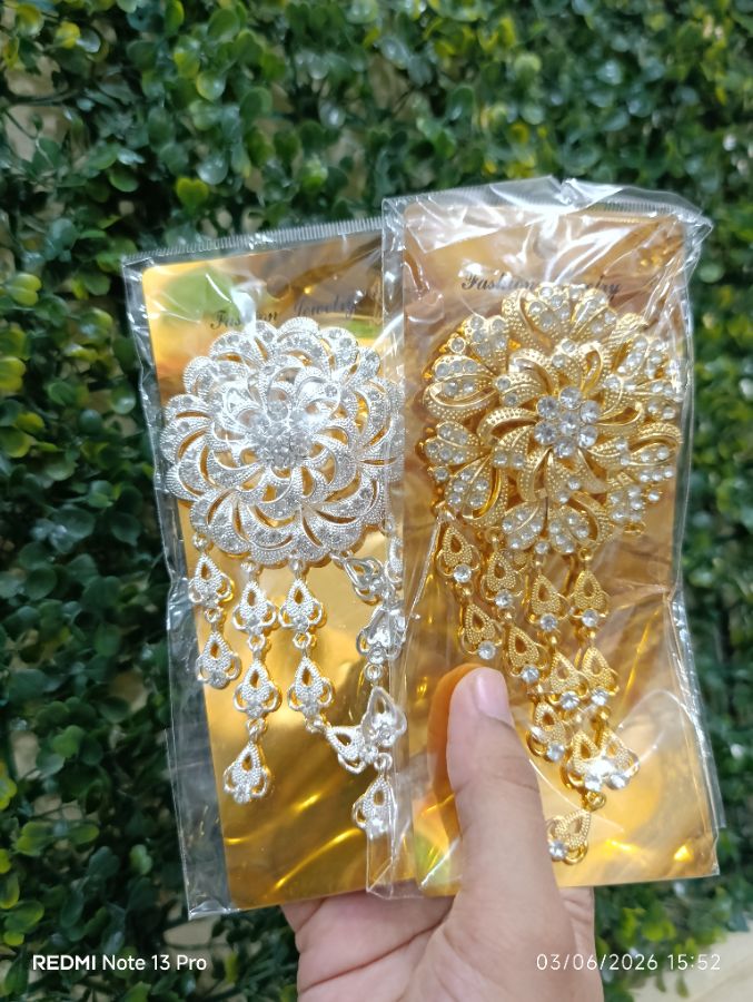 Bross Kebaya - Silver Gold