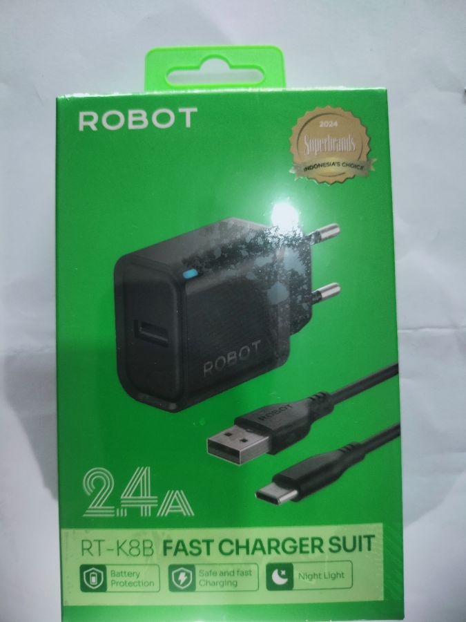 Charger Robot RT K8B Black 