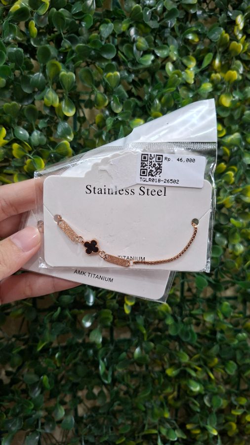 Gelang Serut Titanium Cleef