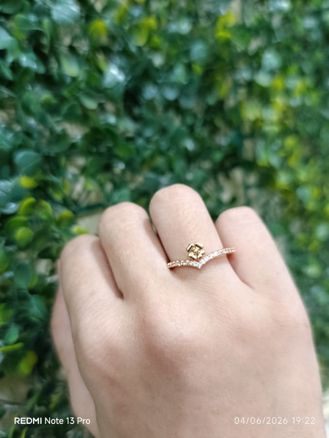 Cincin Gold - Bunga