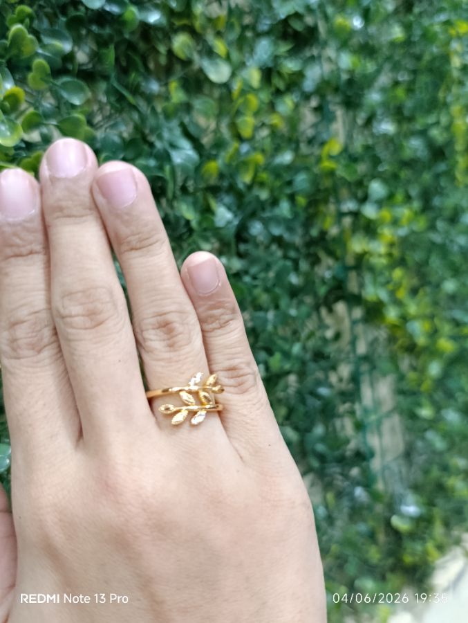 Cincin Gold - Daun