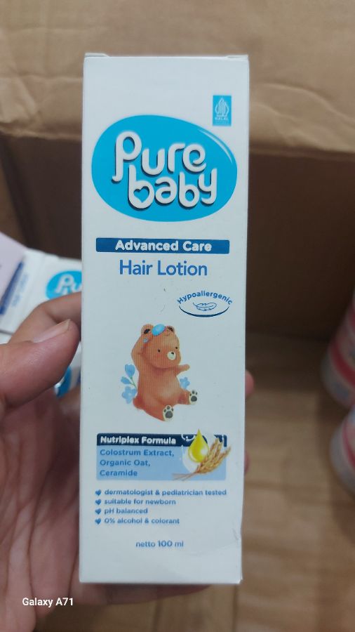 Pure baby hair lotion 100ml