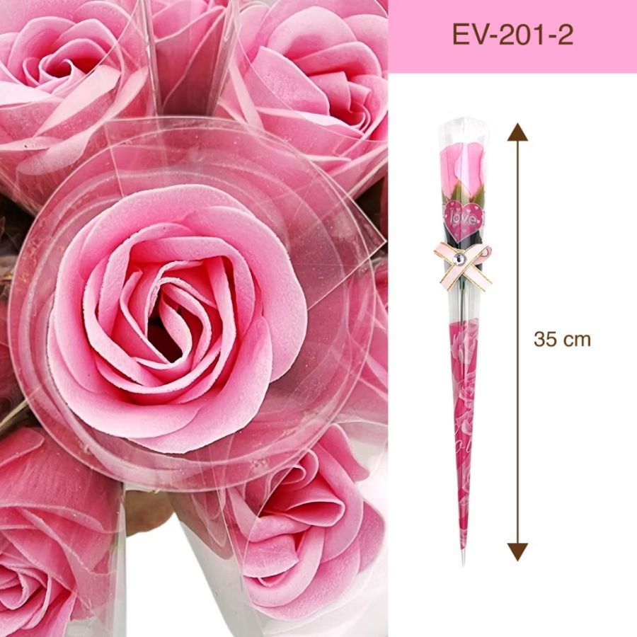 Bunga Mawar 1 Pcs - Pink