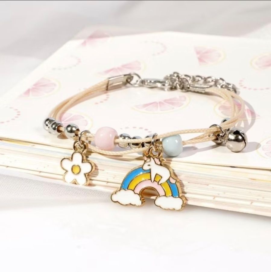 Gelang Tali - Rainbow Unicorn