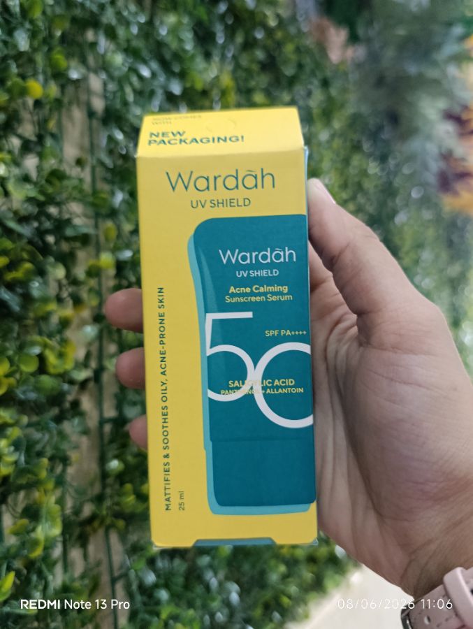 Wardah Uv Shield Acne Calming Suncreen Serum 50SPF PA++ 25ml