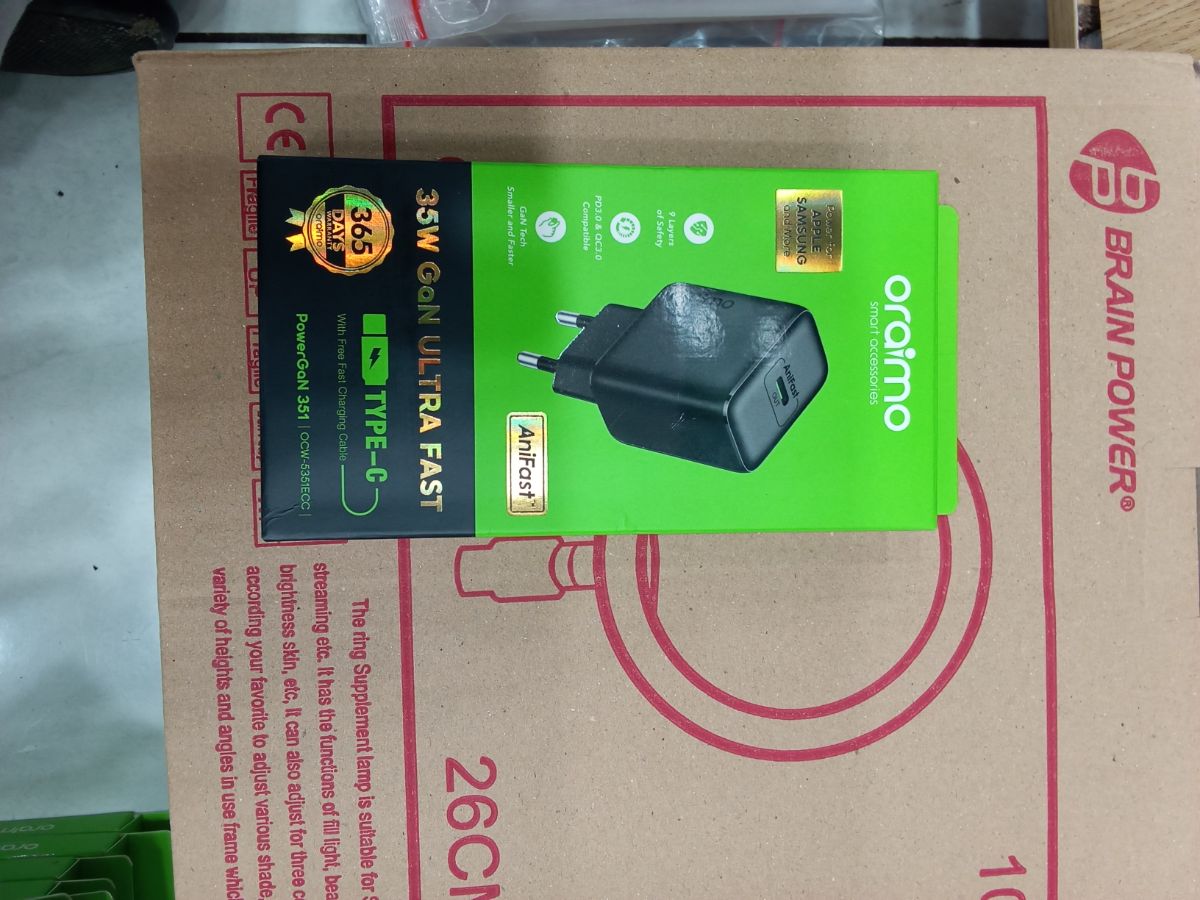 Travel Charger/ORAIMO OCW-5351ECC/TYPE-C TO TYPE-C/35W