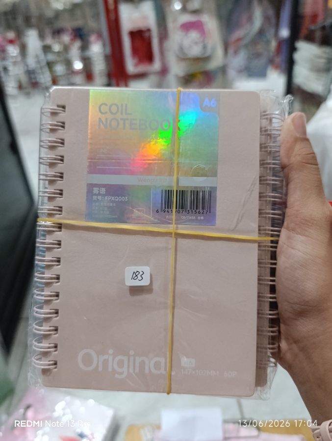 Coil Notebook A6