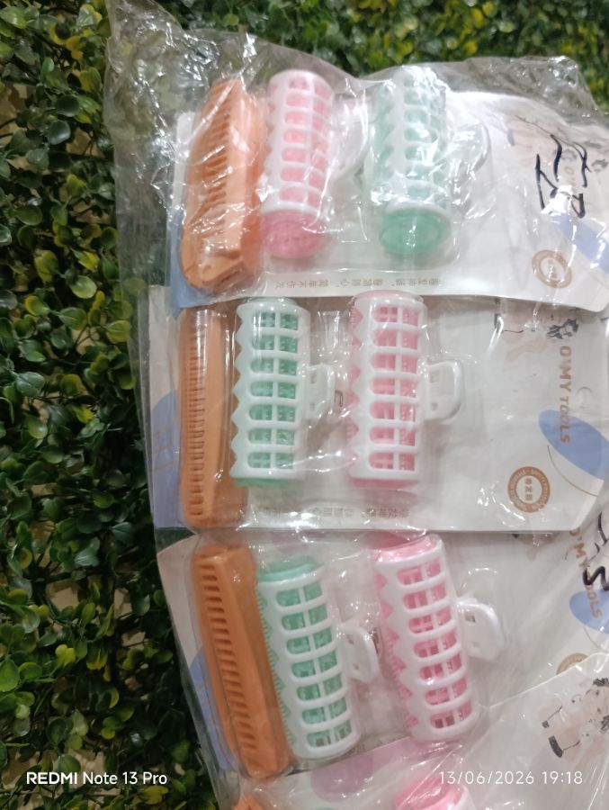 Roll - Jepit 2 Roll & 1 Sisir