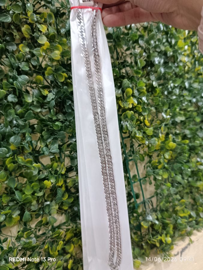 Kalung Rantai Silver Cowok - Besar