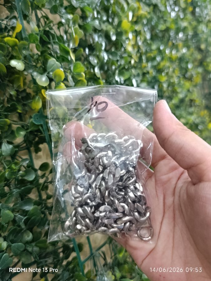 Gelang Rantai Silver Cowok - Sedang