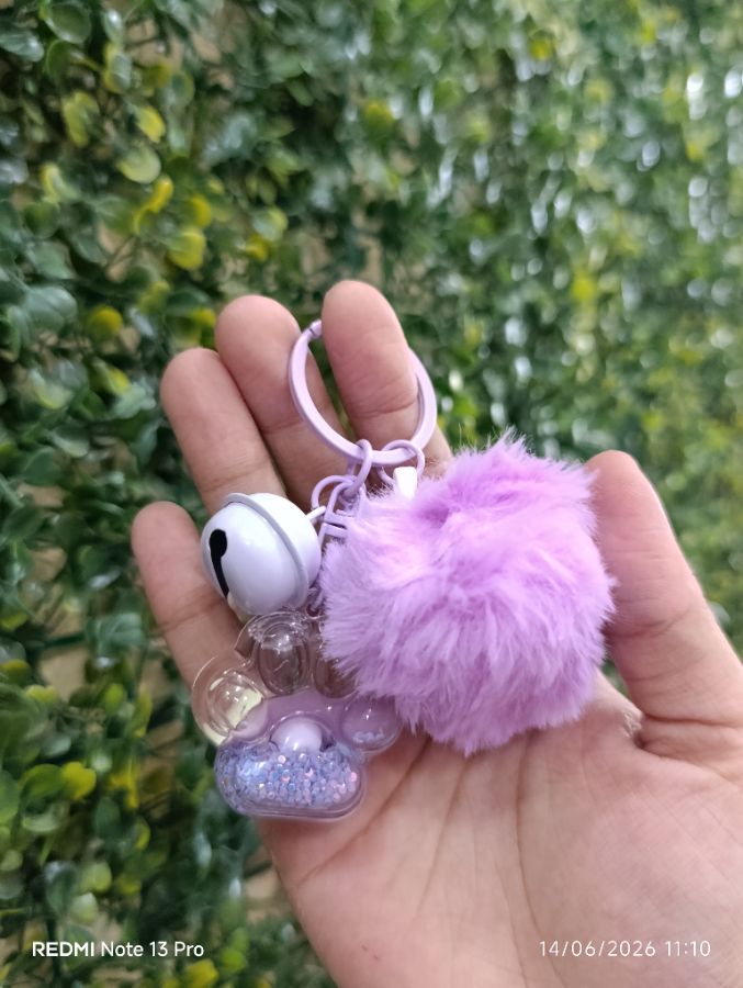 Gantungan Kunci - Pom Pom Lonceng