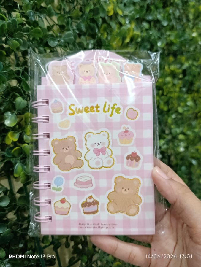 Notebook - Sweet Life 87x145mm