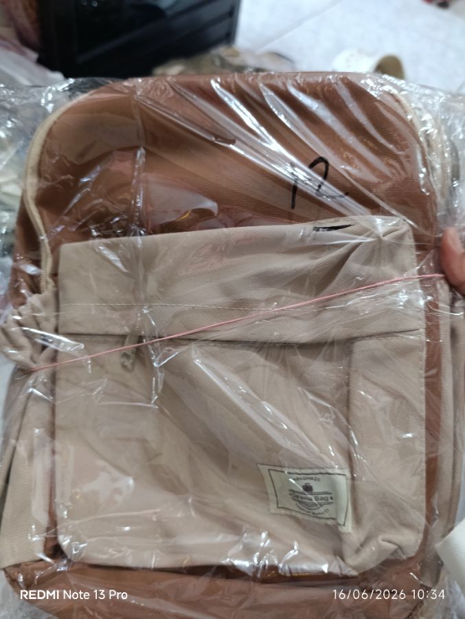 Deena Bag - Tas Sekolah Brown