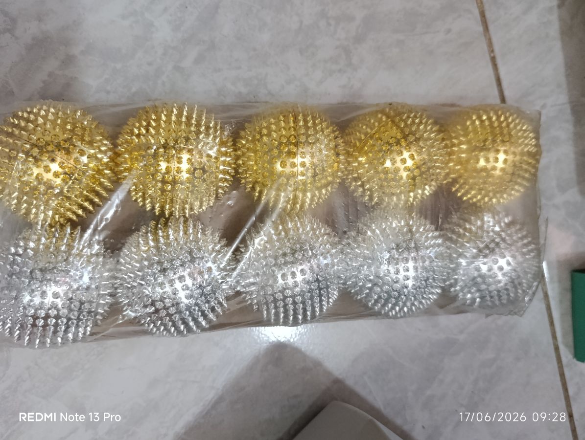 Bola Terapi Gold & White