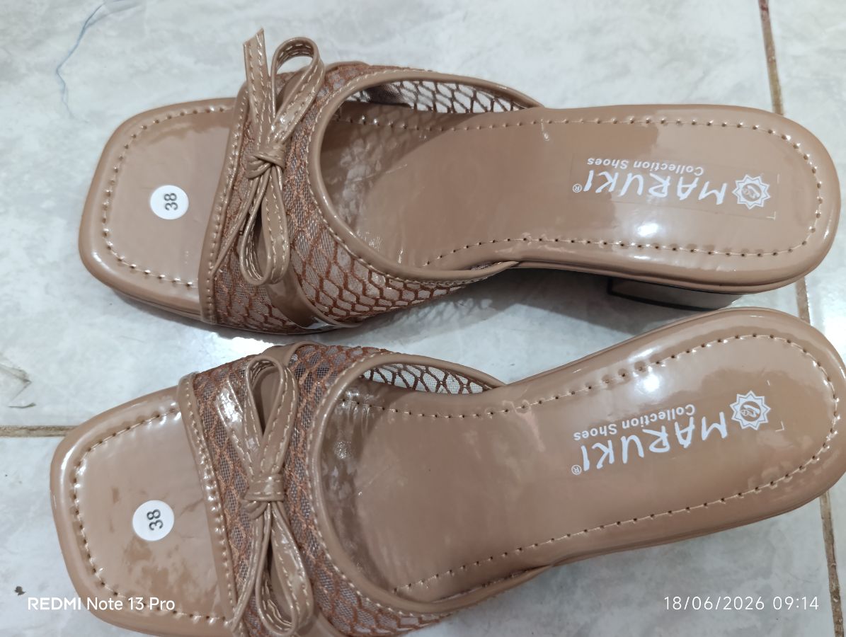 Maruni - Heels Wanita 5 cm Coklat - 38