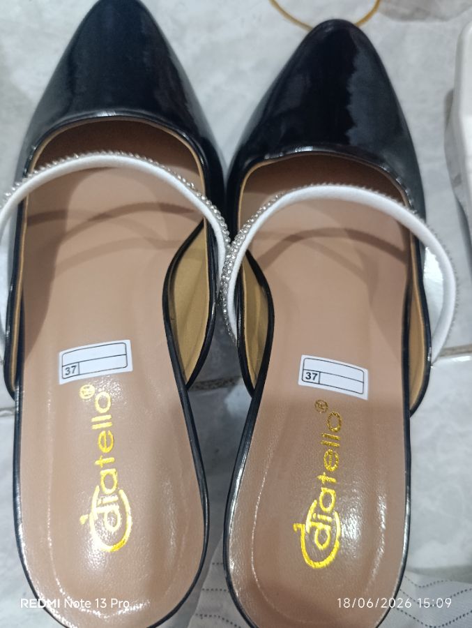 DIATELLO - Heels Wanita 5cm Hitam - Size 37