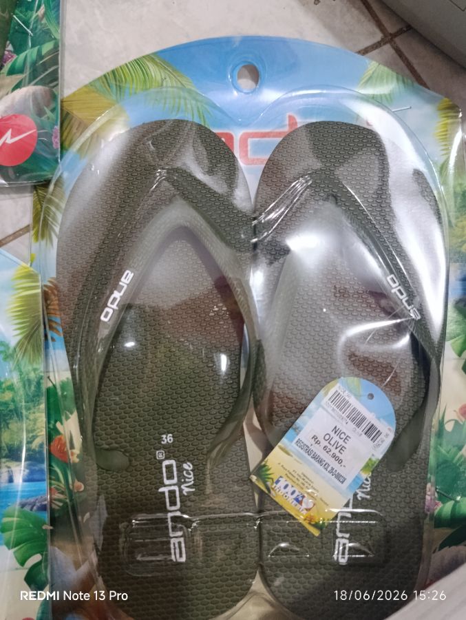 Sendal Ando Nice Olive - Size 39