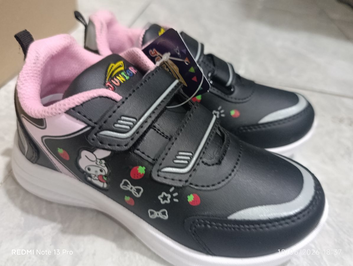 JUNIOR - Sepatu Anak Pink Hitam - 30