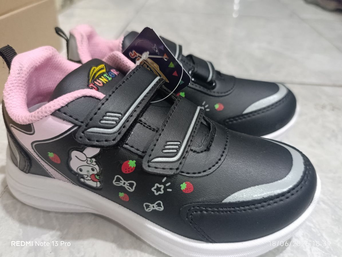 JUNIOR - Sepatu Anak Pink Hitam - 32