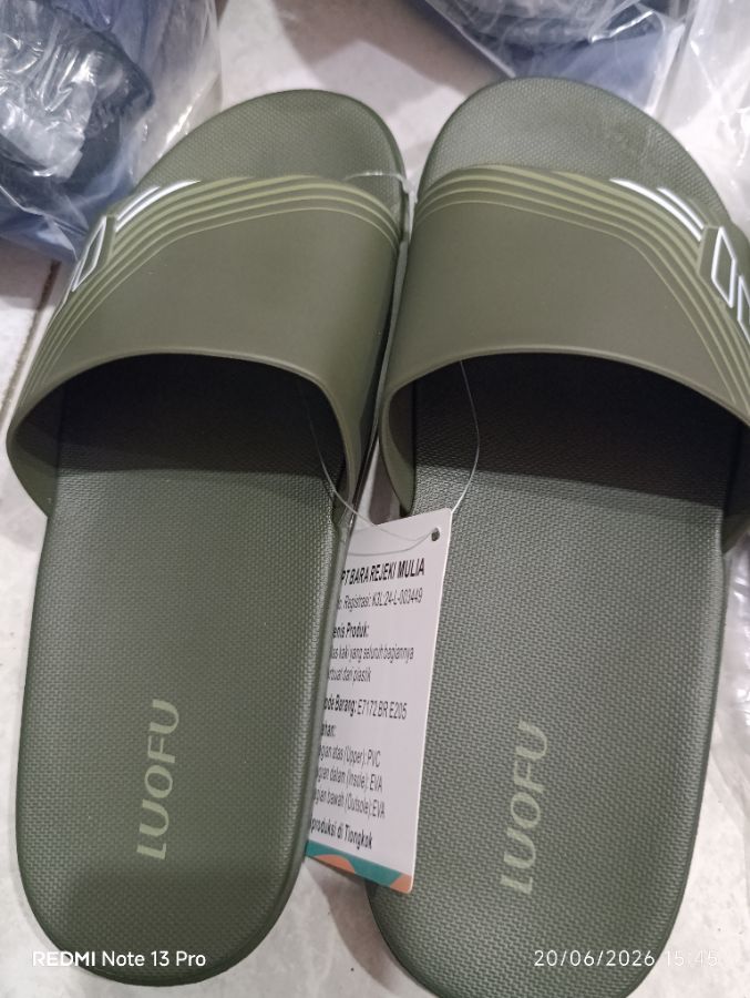 Loufu - Sendal Selop Dewasa Pria - Size 41