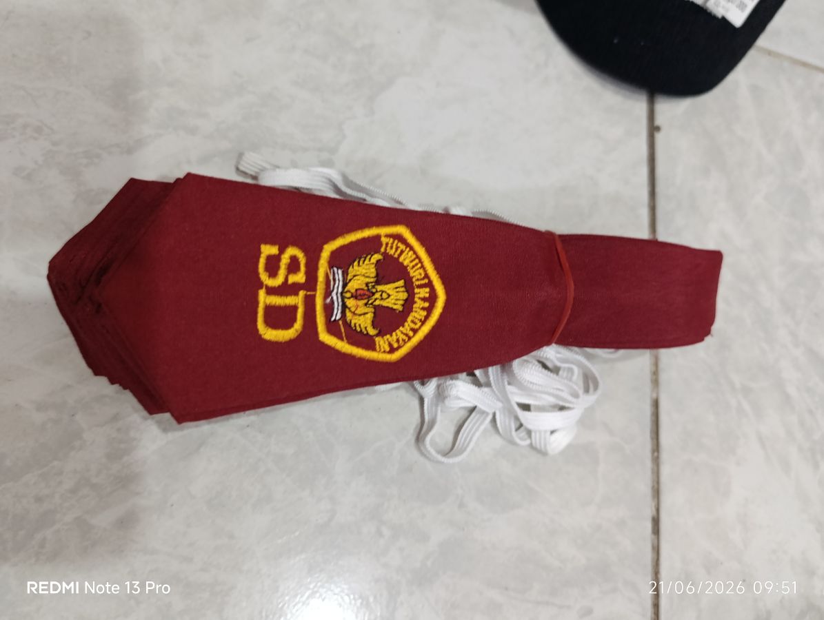Dasi Karet SD Bordir Cowok 