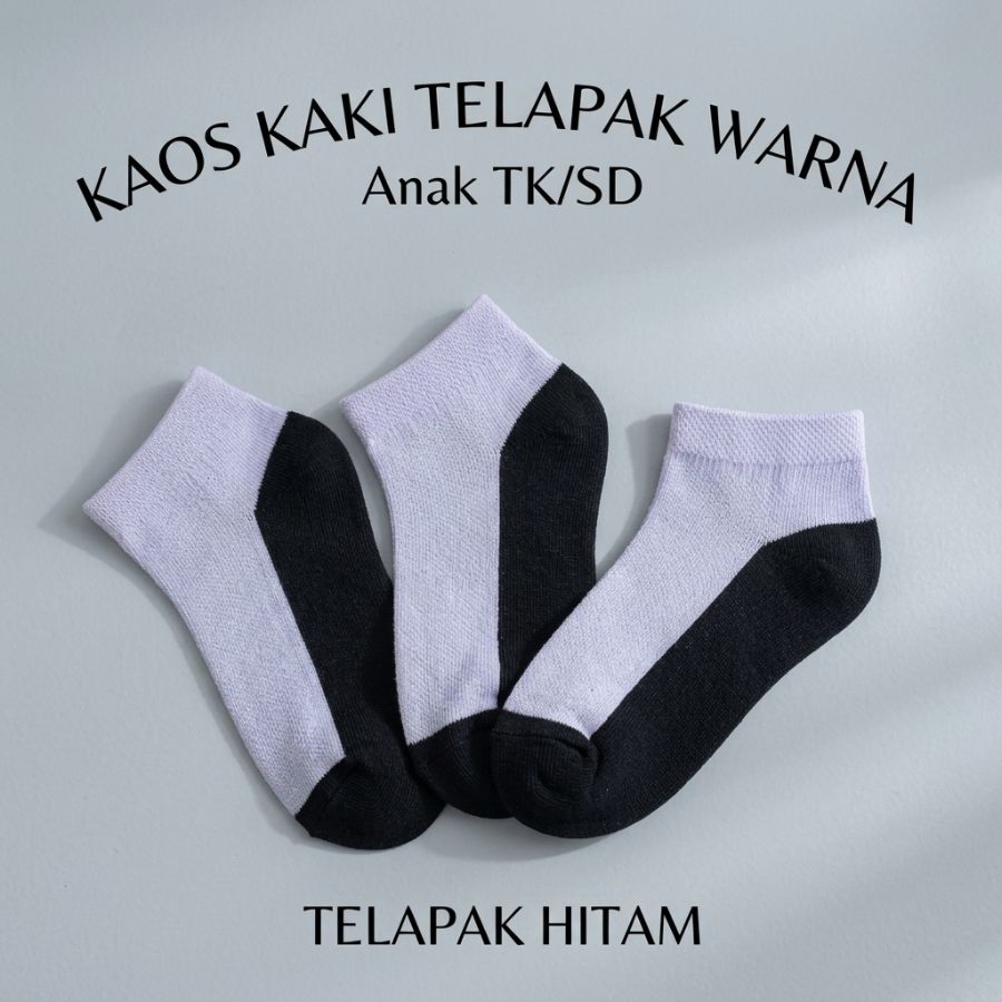 Kaos Kaki Hitam Putih Bayu TK
