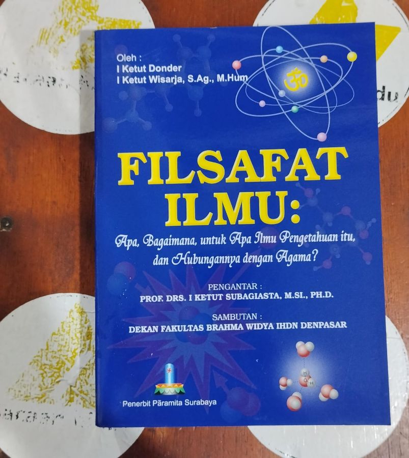 Buku Filsafat Ilmu Apa Bagaimana untuk Apa Ilmu pengetahuan Itu Agama Hindu I Ketut Donder