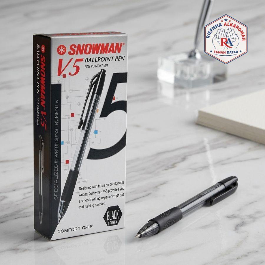 Pulpen Snowman V5 0,7 mm