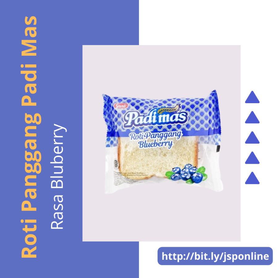 Roti Panggang Padimas Blueberry