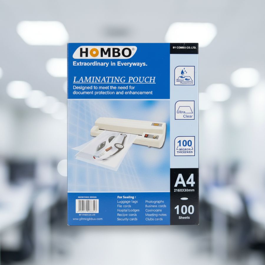 Plastik Laminating A4 Merk Hombo