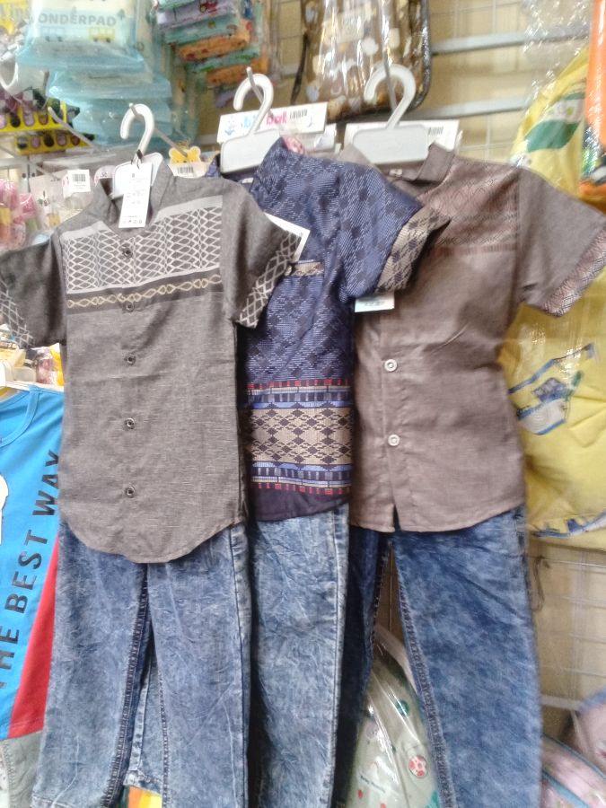 Set jeans batik