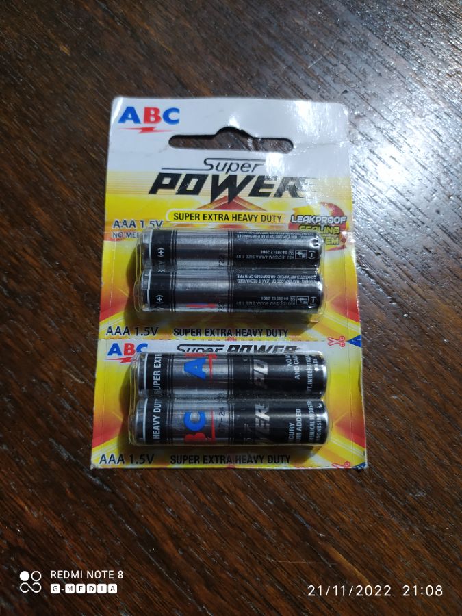 Baterai ABC Super Power AAA