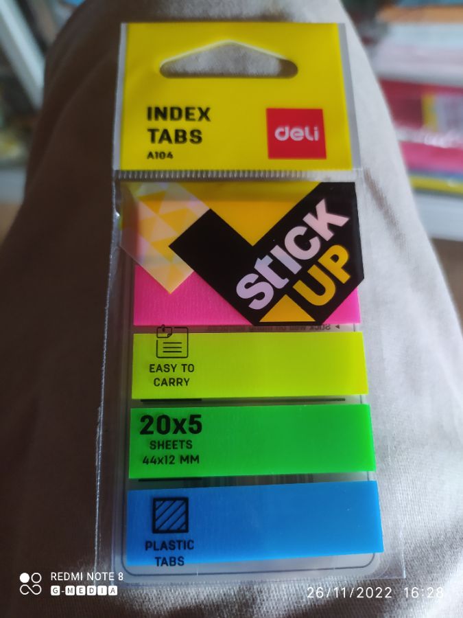 Deli Stick Up A104 label 20x5