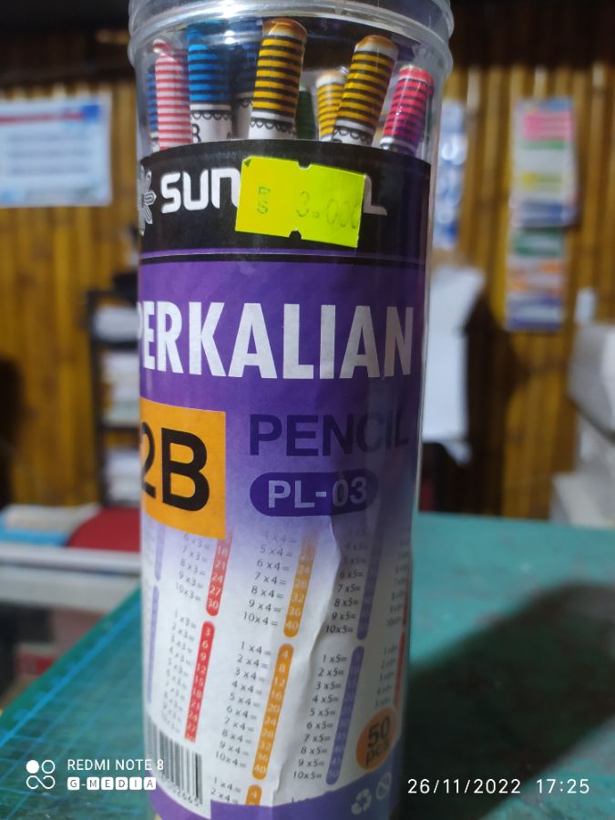 Pencil Sunwell 2B PL-03 Perkalian