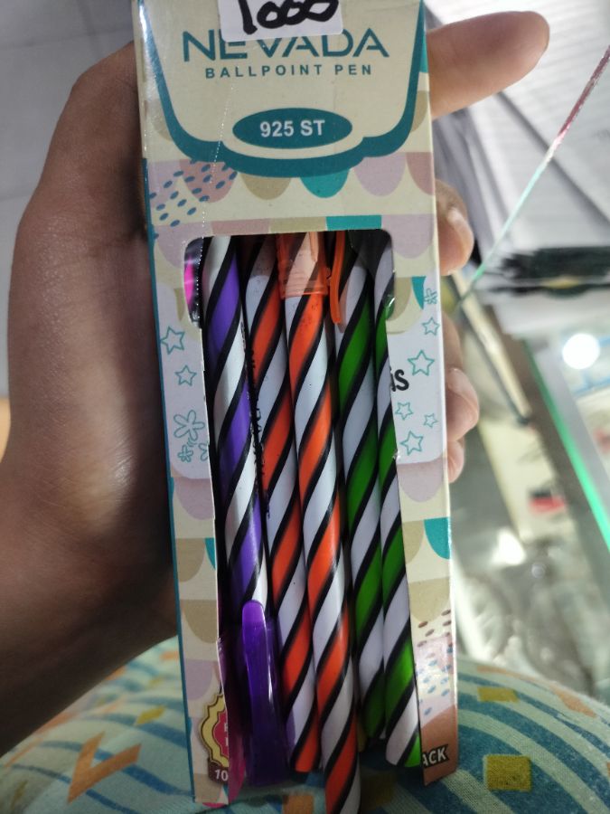 Pulpen Ulir warna warni