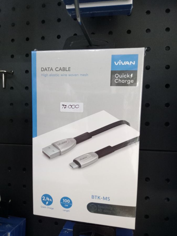 Kabel Data/VIVAN BTK-MS/MICRO/100CM/2.4A