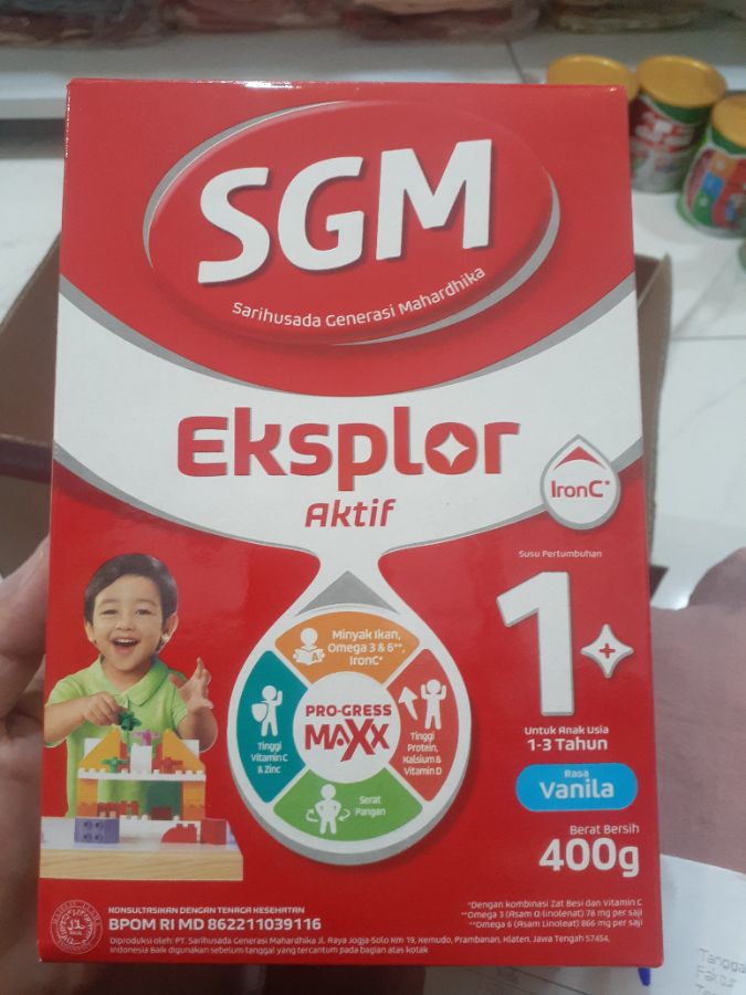 Susu SGM eksplor 1+ vanila 400g