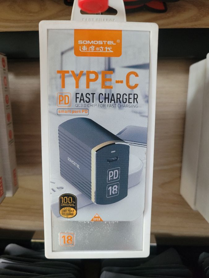 Adaptor Type-c/SOMOSTEL/18W/Fast Charge