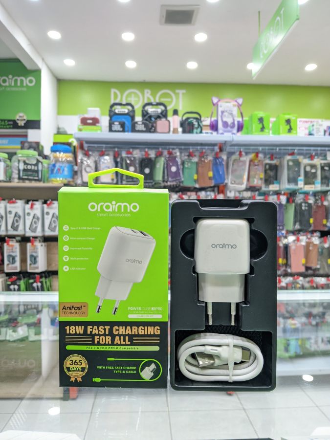 Travel Charger/ORAIMO OCW-E94D+C53/TYPE-C/18W