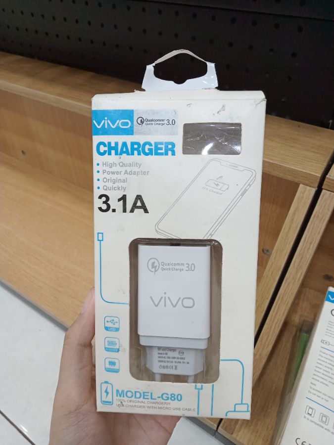 Travel Charger/VIVO G80/MICRO/3.1A/100CM CABLE