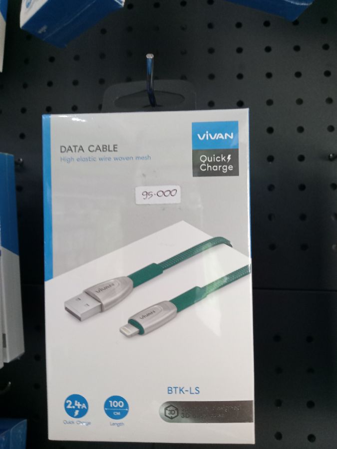 Kabel Data/VIVAN BTK-LS/LIGHTNING/100CM/2.4A